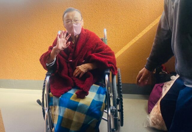 ９２歳の母　今日からロングスティで入所！　役1ヶ月リハビリも兼ねて❣️頑張って帰って来てね💪　京子も頑張る💪
