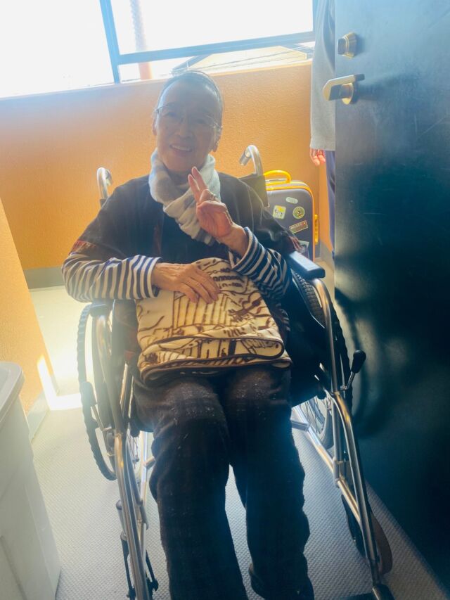 92歳母親　今日からショートステイ　介護ってけっこう大変だけど、色々工夫して無事に過ごせた事に感謝🥲　京子作の介護食もなかなか良いじゃん❣️これからお仕事お仕事🏮