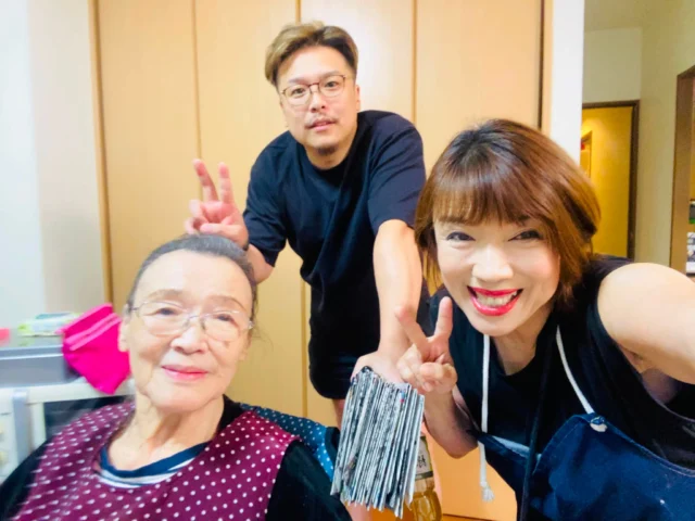 92歳　母親❣️3日間の京子宅泊も　無事に終わり　今日からシニアガーデンへ🥰　車椅子の操作は少し弱って来てだけど、NCVの見守りカメラを導入したので、仕事中も安心でした❣️要介護宅には絶対オススメのNCV室内カメラ！ありがとう❣️